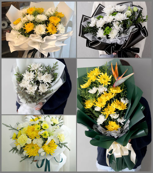 山东青岛即墨市龙山街道后东葛村白事花束代送